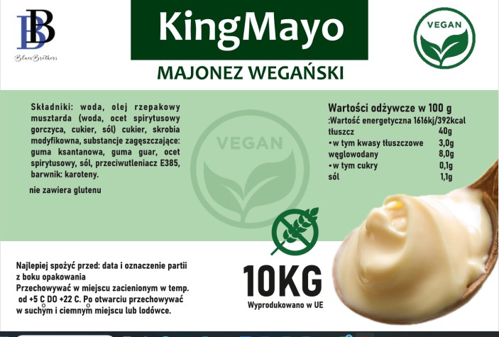 KINGMAYO 40% (majonez wegański) 10kg
